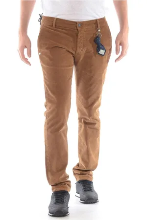 D.A. Daniele Alessandrini Homme, Pantalons, Brun, Taille: W34 Jeans