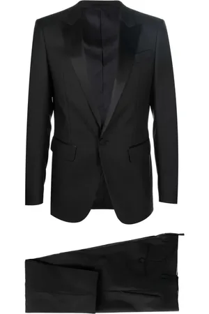 Dsquared2 Homme, Costumes, Noir, Taille: L Costume Berlin en laine et soie à simple boutonnage