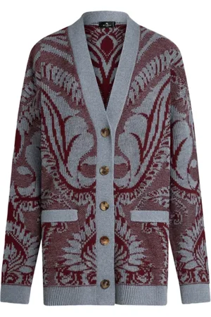 Etro Femme, Pulls, Multicolore, Taille: 36 FR Cardigan en Tricot Multicolore Élégant