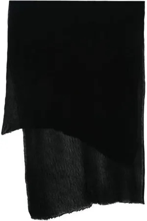 FEDELI Homme, Accessoires, Noir, Taille: ONE Size Écharpe Enveloppante en Cachemire