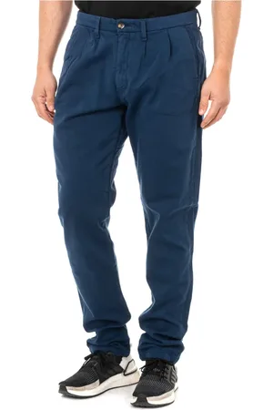La Martina Homme, Pantalons, Bleu, Taille: W36 Pantalon Coupe Droite Bleu Marine