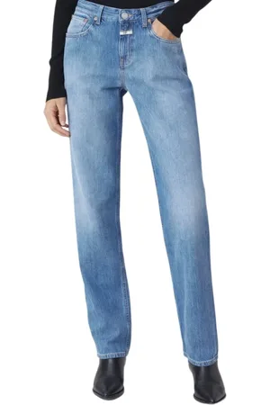 Closed Femme, Jeans, Bleu, Taille: W26 Jean Droit Élégant et Confortable