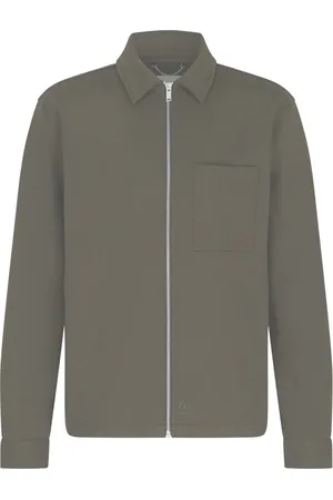Drykorn Homme, Vestes, Vert, Taille: L Veste Zippée Kaki Vert