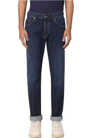 Dondup Homme, Jeans, Bleu, Taille: W33 Jean stretch en denim régulier