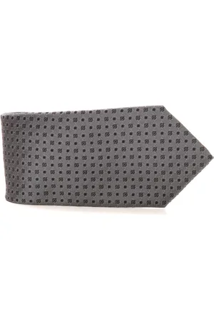 CANALI Homme, Accessoires, Gris, Taille: ONE Size Cravate en soie à micro-imprimé