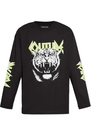 VERSACE Homme, Tops, Noir, Taille: S T-shirt à manches longues