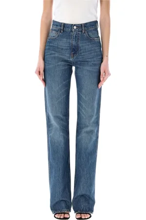 COPERNI Femme, Jeans, Bleu, Taille: 40 FR Jean Droit en Denim Bleu