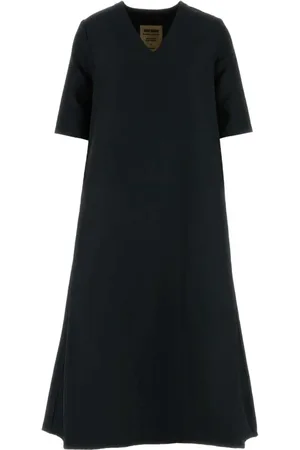UMA WANG Femme, Robes, Noir, Taille: 38 FR Robe en polyester ardoise apôtre
