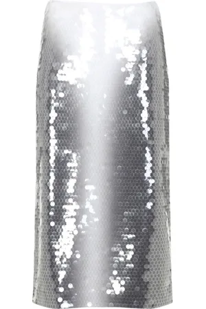 Sportmax Femme, Jupes, Noir, Taille: 38 FR Mini-jupe à sequins