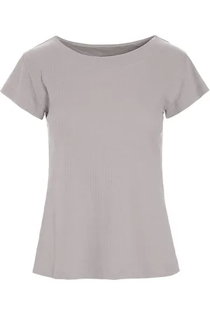 Bitte Kai Rand Femme, Tops, Gris, Taille: 44 FR T-shirt en maille côtelée