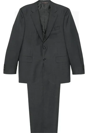 CANALI Homme, Manteaux, Gris, Taille: 3XL Manteau croisé