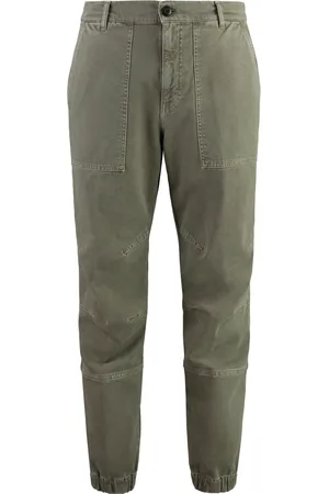 Dondup Homme, Pantalons, Vert, Taille: W32 Pantalon Cargo avec Chevilles Élastiquées