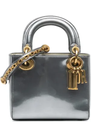 Dior Femme, Pre-owned, Gris, Taille: ONE Size Pre-owned Cuir sacs-dior