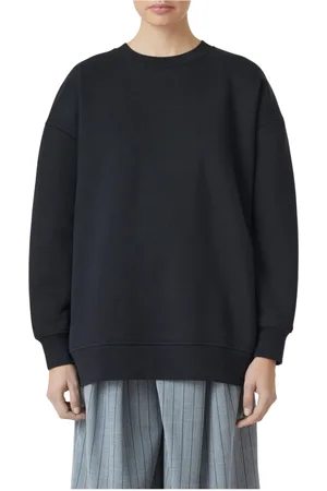 Closed Femme, Sweatshirts et sweats à capuche, Noir, Taille: 36 FR Pull Oversize à Col Rond