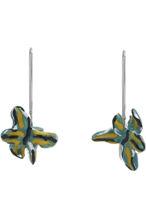 Marni Femme, Accessoires, Multicolore, Taille: ONE Size Boucles d`oreilles pendantes en forme de fleur