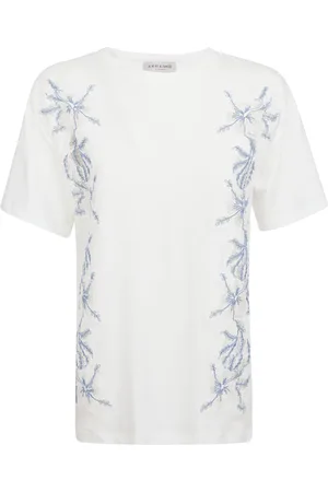 ERMANNO SCERVINO Femme, Tops, Blanc, Taille: 36 FR T-shirt en coton blanc