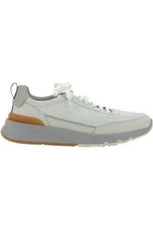 Brunello Cucinelli Homme, Chaussures, Gris, Taille: 42 EU Baskets de course emblématiques