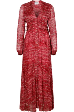 Isabel Marant Femme, Robes, Rouge, Taille: 36 FR Robes Rouges pour un Look Élégant