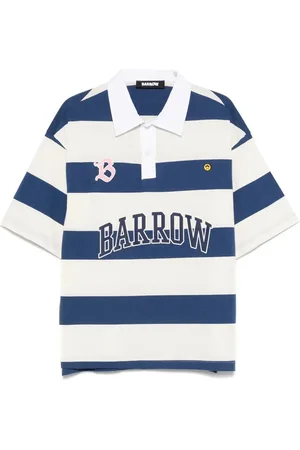 BARROW Homme, Tops, Multicolore, Taille: M Polo Rayé Coton Imprimé