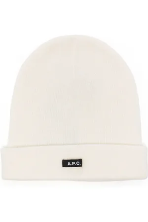 A.P.C. Femme, Accessoires, Blanc, Taille: ONE Size Bonnet Automne Écru
