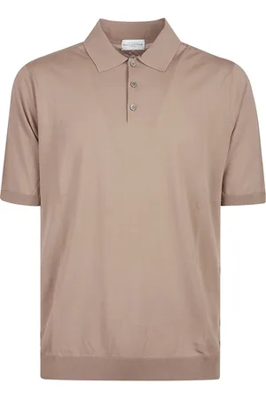 BALLANTYNE Homme, Tops, Brun, Taille: M Polo à manches courtes