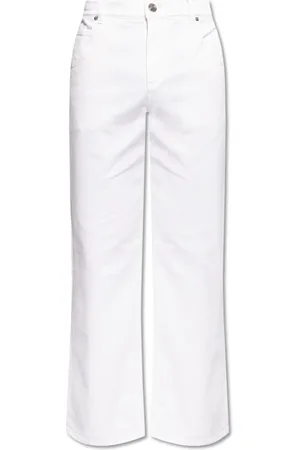 Etro Homme, Jeans, Blanc, Taille: S Jean avec logo brodé