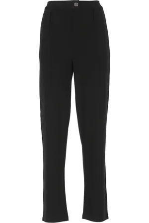 FAY Femme, Pantalons, Noir, Taille: 42 FR Pantalon en Viscose