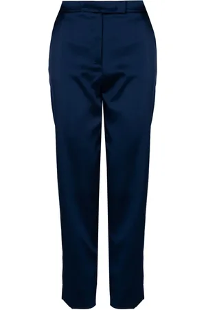 Liu Jo Femme, Pantalons, Bleu, Taille: 38 FR Pantalon Élégant Slim Fit avec Fermeture Éclair