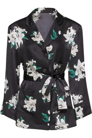 Dondup Femme, Vestes, Noir, Taille: 40 FR Manteau Ceinturé
