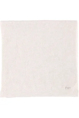 FAY Femme, Accessoires, Blanc, Taille: ONE Size Écharpe en cachemire point uni