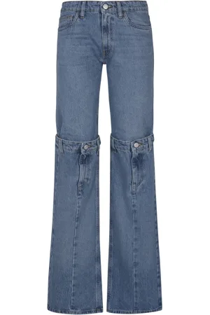 COPERNI Femme, Jeans, Bleu, Taille: 38 FR Jean Ouvert aux Genoux
