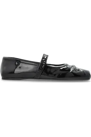 Marni Femme, Chaussures, Noir, Taille: 39 EU Ballerines en cuir