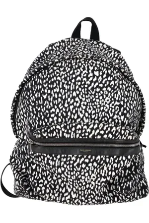 Saint Laurent Homme, Pre-owned, Noir, Taille: ONE Size Pre-owned Toile sacs-de-voyage