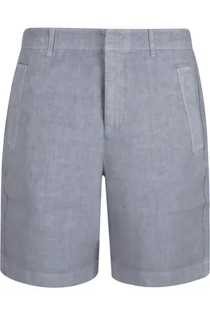 ELEVENTY Homme, Shorts, Bleu, Taille: W38 Bermuda en lin bleu