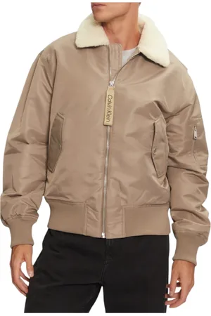 Calvin Klein Homme, Vestes, , Taille: M Veste à Fermeture Éclair et Poches