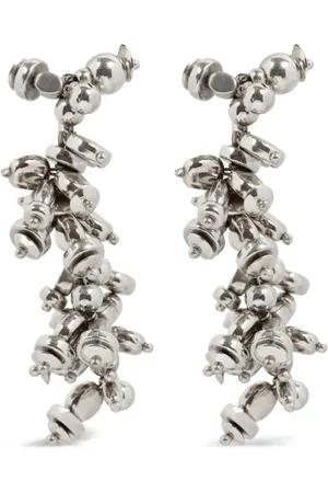 DRIES VAN NOTEN Femme, Accessoires, Gris, Taille: ONE Size Logo Gravé Bijoux Ton Argent