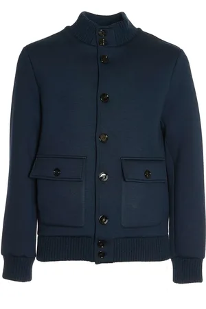 Dondup Homme, Vestes, Bleu, Taille: S Blouson Bomber Bleu