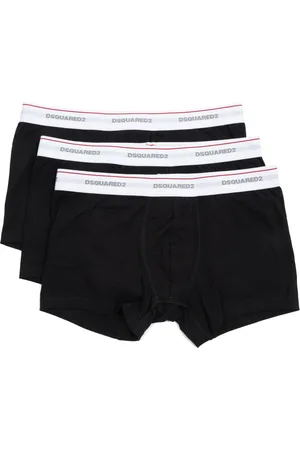 Dsquared2 Homme, Sous-vêtements, Noir, Taille: M Lot de boxers taille mi-haute