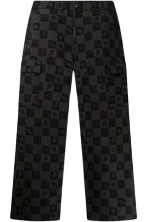 Daily paper Homme, Pantalons, Noir, Taille: S Pantalon Jacquard Échecs