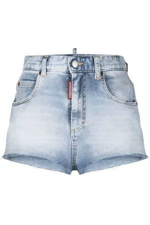 Dsquared2 Femme, Shorts, Bleu, Taille: 36 FR Shorts en denim élégant
