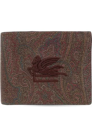Etro Homme, Accessoires, Brun, Taille: ONE Size Portefeuille Pliant