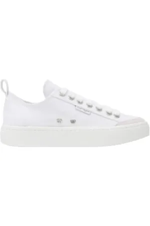 Courrèges Femme, Chaussures, Blanc, Taille: 36 EU Baskets Mode Luxe Blanches