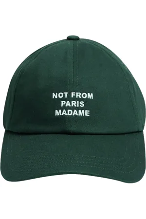 Drôle de Monsieur Homme, Accessoires, Vert, Taille: ONE Size Casquette Slogan 6 Pans Stylée