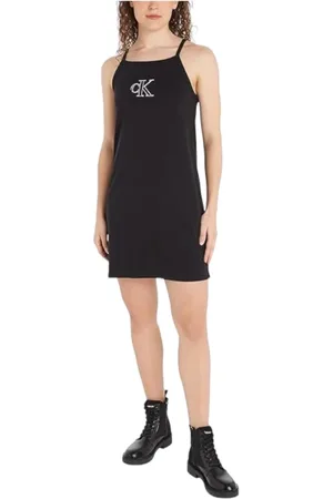 Calvin Klein Femme, Robes, Noir, Taille: 38 FR Robe Silhouette