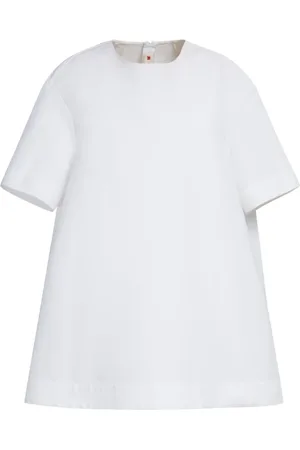 Marni Femme, Robes, Blanc, Taille: 36 FR Cady Mini Robe Cocoon