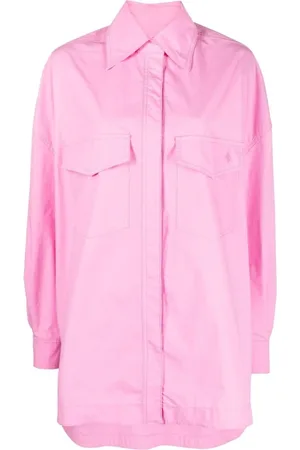 The Attico Femme, Blouses et Chemises, Rose, Taille: 38 FR Chemise Boutonnée Elaine