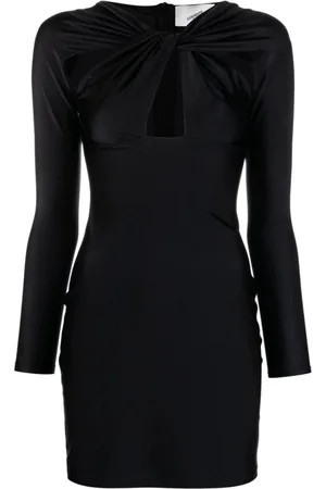 COPERNI Femme, Robes, Noir, Taille: 36 FR Robe Découpée Twistée