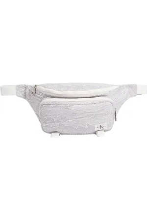Calvin Klein Homme, Sacs, Blanc, Taille: ONE Size Sac bandoulière avec logo