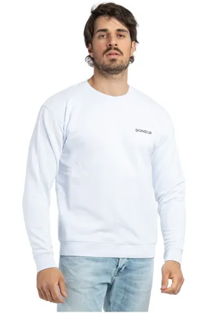 Dondup Homme, Sweatshirts et sweats à capuche, Blanc, Taille: M T-shirt d`entraînement