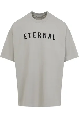 FEAR OF GOD Homme, Tops, Gris, Taille: M T-shirt Eternal Jersey
